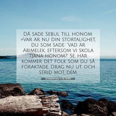 Domarboken 9:38 SV1917 Bild av bibelvers