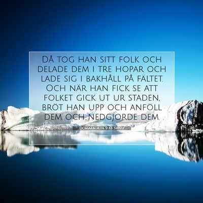 Domarboken 9:43 Bibelvers Förklarad