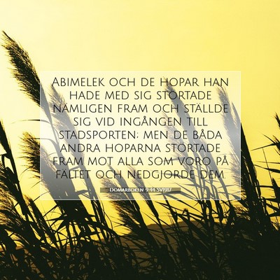 Domarboken 9:44 Bibelvers Förklarad