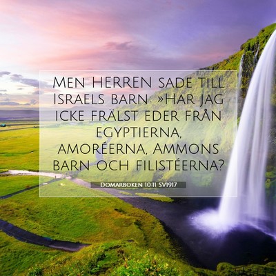 Domarboken 10:11 Bibelvers Förklarad