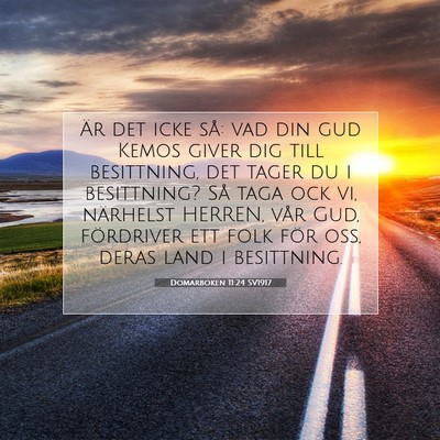 Domarboken 11:24 Bibelvers Förklarad
