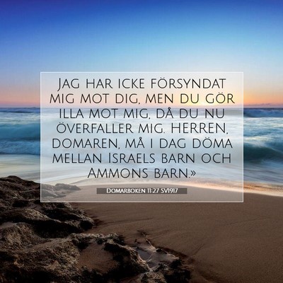 Domarboken 11:27 Bibelvers Förklarad