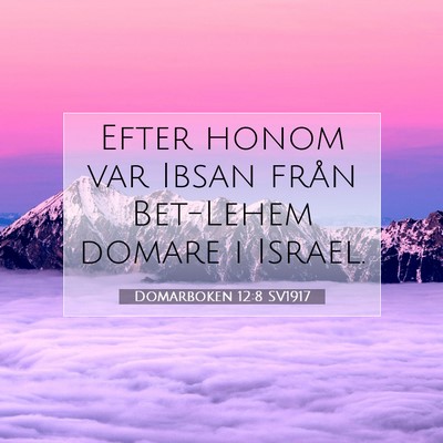 Domarboken 12:8 SV1917 Bild av bibelvers