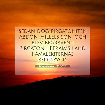 Domarboken 12:15 Bibelvers Förklarad
