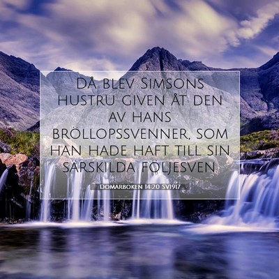 Domarboken 14:20 Bibelvers Förklarad