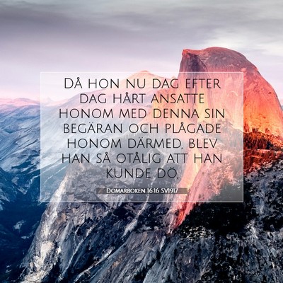 Domarboken 16:16 Bibelvers Förklarad
