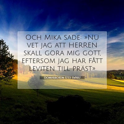 Domarboken 17:13 SV1917 Bild av bibelvers