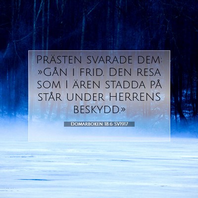 Domarboken 18:6 SV1917 Bild av bibelvers