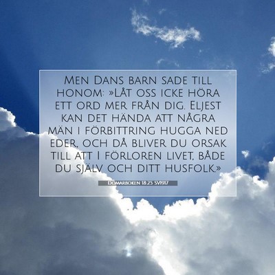 Domarboken 18:25 Bibelvers Förklarad