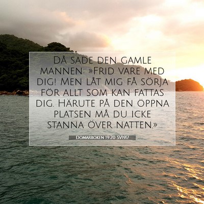 Domarboken 19:20 Bibelvers Förklarad