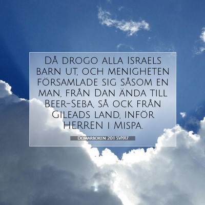 Domarboken 20:1 SV1917 Bild av bibelvers