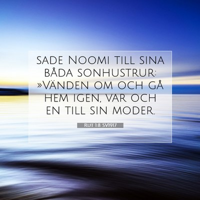Rut 1:8 SV1917 Bild av bibelvers