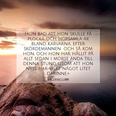 Rut 2:7 Bibelvers Förklarad