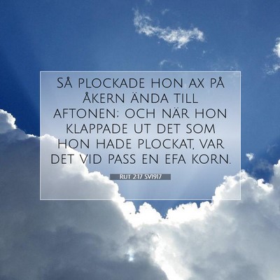 Rut 2:17 Bibelvers Förklarad