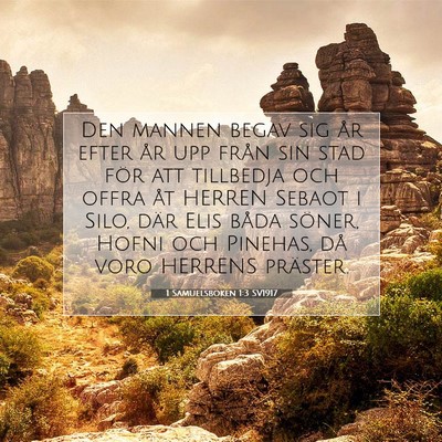 1 Samuelsboken 1:3 Bibelvers Förklarad