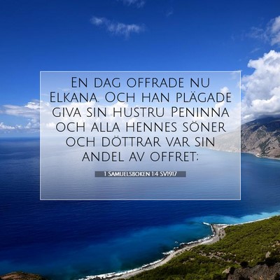 1 Samuelsboken 1:4 Bibelvers Förklarad
