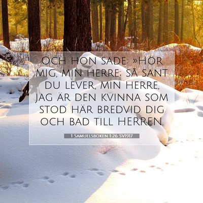 1 Samuelsboken 1:26 Bibelvers Förklarad