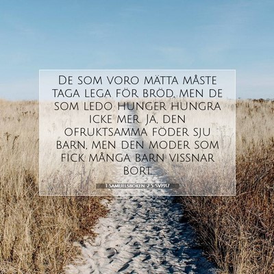 1 Samuelsboken 2:5 Bibelvers Förklarad