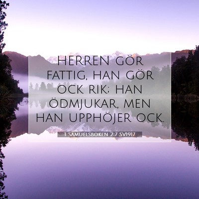 1 Samuelsboken 2:7 Bibelvers Förklarad