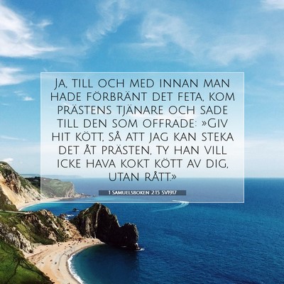 1 Samuelsboken 2:15 Bibelvers Förklarad