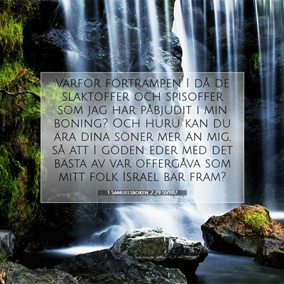 1 Samuelsboken 2:29 Bibelvers Förklarad