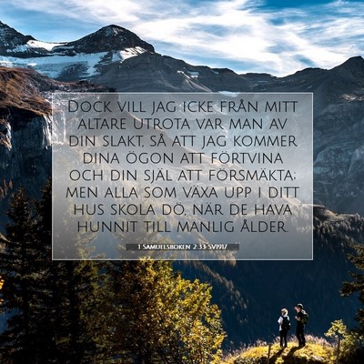 1 Samuelsboken 2:33 Bibelvers Förklarad