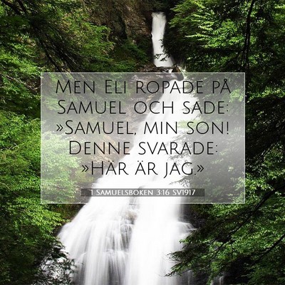 1 Samuelsboken 3:16 Bibelvers Förklarad