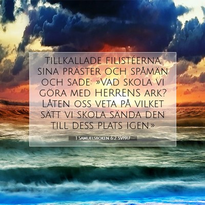 1 Samuelsboken 6:2 Bibelvers Förklarad