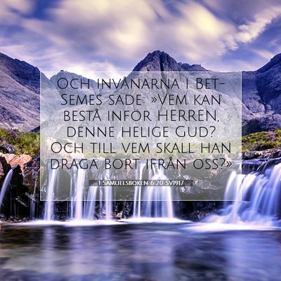 1 Samuelsboken 6:20 Bibelvers Förklarad