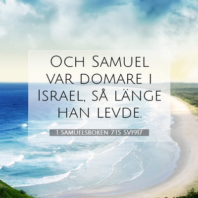 1 Samuelsboken 7:15 Bibelvers Förklarad