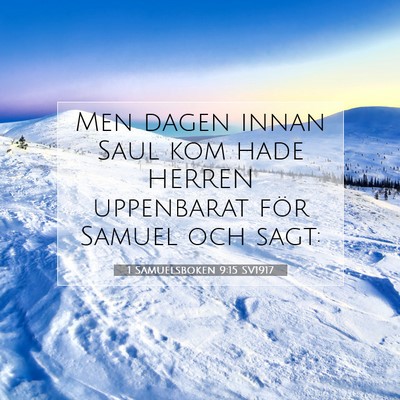 1 Samuelsboken 9:15 Bibelvers Förklarad