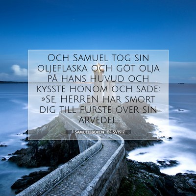 1 Samuelsboken 10:1 SV1917 Bild av bibelvers