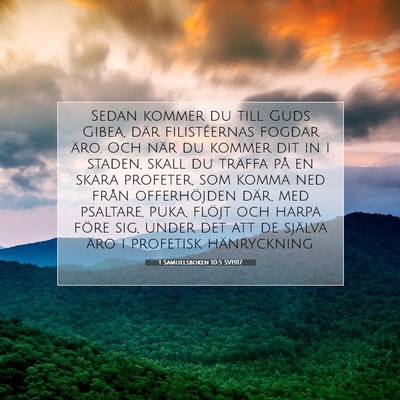 1 Samuelsboken 10:5 Bibelvers Förklarad