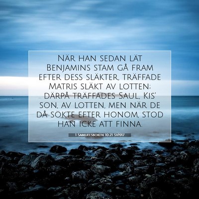 1 Samuelsboken 10:21 Bibelvers Förklarad