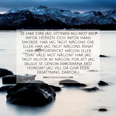1 Samuelsboken 12:3 SV1917 Bild av bibelvers