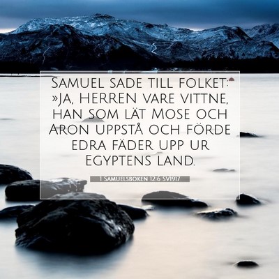 1 Samuelsboken 12:6 Bibelvers Förklarad