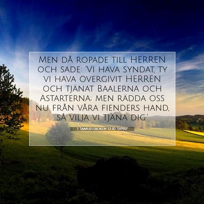 1 Samuelsboken 12:10 Bibelvers Förklarad