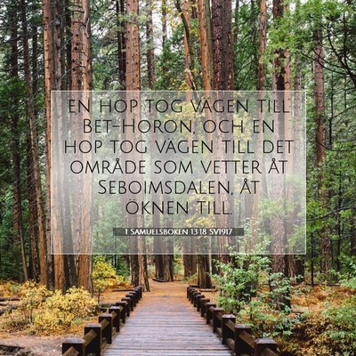 1 Samuelsboken 13:18 Bibelvers Förklarad