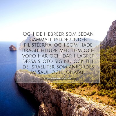 1 Samuelsboken 14:21 Bibelvers Förklarad