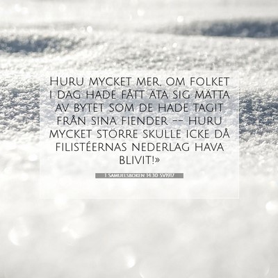 1 Samuelsboken 14:30 Bibelvers Förklarad