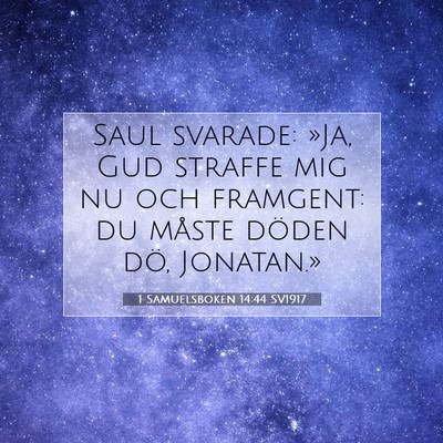 1 Samuelsboken 14:44 Bibelvers Förklarad