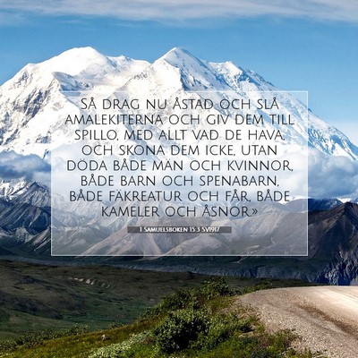 1 Samuelsboken 15:3 Bibelvers Förklarad