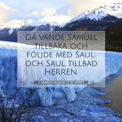 1 Samuelsboken 15:31 Bibelvers Förklarad
