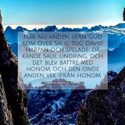 1 Samuelsboken 16:23 SV1917 Bild av bibelvers