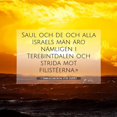 1 Samuelsboken 17:19 Bibelvers Förklarad