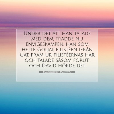 1 Samuelsboken 17:23 Bibelvers Förklarad