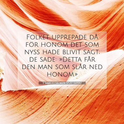 1 Samuelsboken 17:27 Bibelvers Förklarad