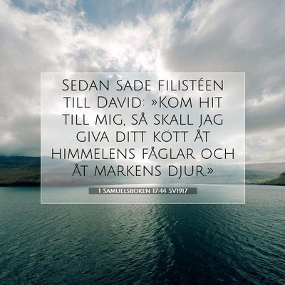 1 Samuelsboken 17:44 Bibelvers Förklarad