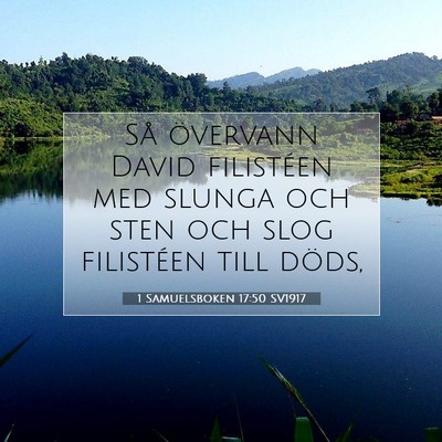 1 Samuelsboken 17:50 Bibelvers Förklarad