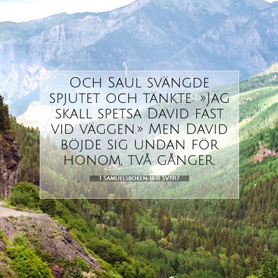 1 Samuelsboken 18:11 Bibelvers Förklarad